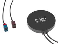 211297-3000 Molex  Puck Omnidirectional Antenna with FAKRA Connector, 4G (LTE)