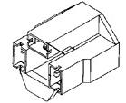 926525-1 TE Connectivity, Positive Lock .250 3 Way Nylon 66 Crimp Terminal Housing, 6.35mm Tab Size, Natural