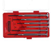 1-66-039 Stanley Pozidriv; Slotted Precision Screwdriver Set, 6-Piece