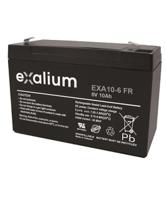 exa10-6fr-rs Exalium 6V F1 Lead Acid Battery, 10Ah