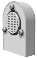 sdv280-1 Hammond SDV Series Ventilation Element, 69mm H, 51mm W