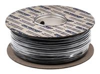 491-829 RS PRO 2192Y 0.5 mm² 2 Core Power Cable, H03VVH2-F, Black PVC, 100m