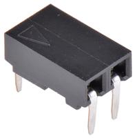 90148-1102 Molex C-Grid Series Right Angle Through Hole Mount PCB Socket, 2-Contact, 1-Row, 2.54mm Pitch, Solder Termination