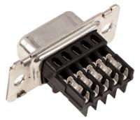 1-745491-7 TE Connectivity Amplimite HDE-20 9 Way Cable Mount D-sub Connector Socket, 2.74mm Pitch