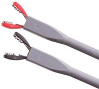 217-5247 RS PRO Black, Grey, Red Grabber Clip with Crocodile Jaws, 10A, 1000V, 4mm Socket