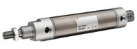 ncmc075-0050t SMC 12.7 mm Pneumatic Piston Rod Cylinder - NCM Series, Single Acting Acting
