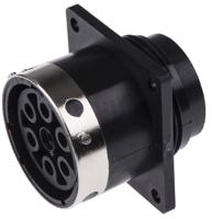 tr1807rfs1nb-192990-1300 ITT Cannon Circular Connector, 7 Contacts, Panel, Standard Connector, Socket, Female, IP65, Trident Ringlock Series