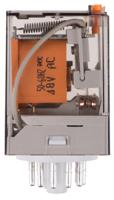 601380480040 Finder Plug In Power Relay, 48V ac Coil, 10A Switching Current, 3PDT