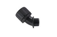 166-23403 HellermannTyton External Thread Elbow, Conduit Fitting, 34mm Nominal Size, M32, Nylon 66, Black IP66 rating