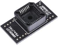 wa028127fsajtrc Winslow Straight Through Hole Mount 1.27 mm, 2.54 mm Pitch IC Socket Adapter, 28 Pin Female PLCC to 28 Pin Male DIP