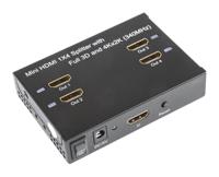 hd-slt404duo NewLink 4 Port 1 Input 4 Output HDMI Splitter - up to 4K