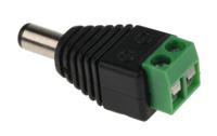810-4591 RS PRO DC Plug Rated At 1A, 16 V, Cable Mount, Nickel Plated