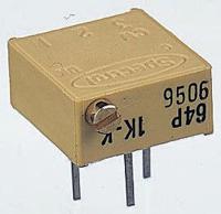 m64p103kb40 Vishay 64P Series 19 (Electrical), 22 (Mechanical)-Turn Through Hole Trimmer Resistor with Pin Terminations, 10kΩ ±10%