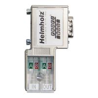 700-972-0ba50 Helmholz GmbH & Co. KG 972-0BA Series BUS Connector for Use with Fieldbus Application, 4.75 → 5.25 V