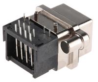mrj538501 Amphenol Communications Solutions MRJ Series Female RJ45 Connector, Through Hole Right Angle 1 Port 8 -Way