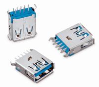 692121430000 Wurth Elektronik Straight, Through Hole, Socket- Single Port Type A 3.0 USB Connector