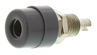 930176106 Hirschmann Test & Measurement Grey Female Banana Socket, 4 mm Connector, Solder Termination, 32A, 30 V ac, 60V dc, Tin