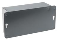 232-080 RS PRO Grey Cold Rolled Steel Instrument Case, 110 x 200 x 72mm