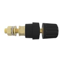 rs-pol-8760-l-sw Schutzinger 12.4mm Black Terminal Post, 1kV, 100A, M8 x 0.75 Thread