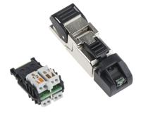 j00026a2113 Telegartner MFP8 Series Male RJ45 Connector, Cable Mount, Cat6a Straight 8P8C -Way