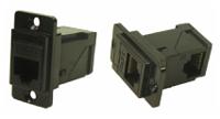 257-6719 RS PRO Single-Port RJ45 Female Feedthrough Ethernet Connector, Cat6, Unshielded