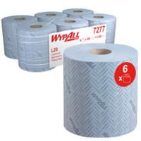 7277 Kimberly Clark WypAll Rolled Blue Paper Towel, 380 x 195mm, 2-Ply, 400 Sheets