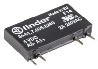 348170058240 Finder 34 Series Solid State Relay, 2 A Load, PCB Mount, 240 V ac Load, 10 V dc Control