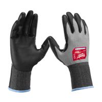 4932480493 Milwaukee Grey Polyurethane Glove, Size 9, Polyurethane Coating