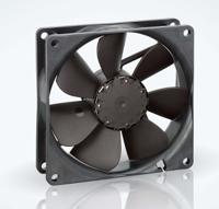 3414nhh ebm-papst 3400 N Series Axial Fan, 24 V dc, DC Operation, 102m³/h, 3.2W, 113mA Max, IP20, 92 x 92 x 25mm