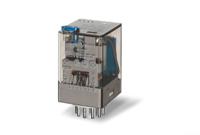 601390240074 Finder Plug-In Mount Relay, 24V dc Coil, 10A Switching Current, 3PDT