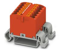 3273158 Phoenix Contact Distribution Block, 12 Way, 4mm², 24A, 690 V, Blue