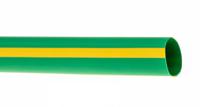398-060 RS PRO Heat Shrink Tubing, Green/Yellow 9.5mm Sleeve Dia. x 1.2m Length 2:1 Ratio