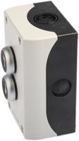 78640752-m22-i2-511-4996 Eaton Momentary Enclosed Push Button - SPDT, Plastic, 2 Cutouts, Black, Arrow, IP65
