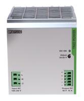 2866501 Phoenix Contact TRIO POWER Switched Mode DIN Rail Power Supply, 85 → 264V ac ac Input, 48V dc dc Output, 10A