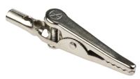 603006001 Hirschmann Test & Measurement Crocodile Clip 4 mm Connection, Nickel-Plated Steel Contact, 4A
