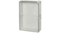 ekuh-180-t-enclosure Fibox EK Series Grey Polycarbonate Enclosure, IP66, IP67, Flanged, Transparent Lid, 560 x 380 x 180mm