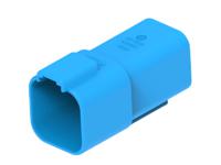 dt04-6p-te07 TE Connectivity, DT04-6P Automotive Connector Plug Blue Cable 6 Way, Cable Termination DT04-6P-TE07