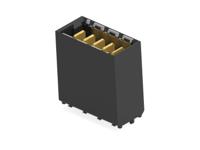 214552-e ERNI ERNI MicroSpeed Power Module Series Vertical Board Housing, 5 Contact(s), 2 mm Pitch, 1 Row, Shrouded