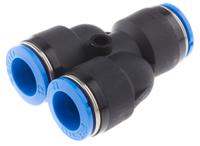 qsy-12 Festo QSY Series Y Tube-to-Tube Adaptor, Push In 12 mm to Push In 12 mm, Tube-to-Tube Connection Style, 153152