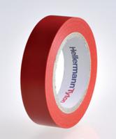 710-00101-htape-flex15-15x10-pvc-rd HellermannTyton HelaTape Flex Red Electrical Tape, 15mm x 10m