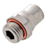 3801-10-13 Legris LF3800 Series, G 1/4 Male to Push In 10 mm, Threaded-to-Tube Connection Style