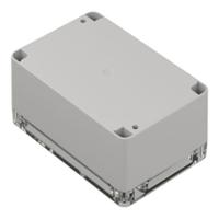 206-9093 RS PRO Light Grey Polycarbonate Enclosure, IP65, Transparent Lid, 120 x 80 x 60.2mm