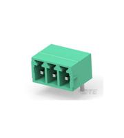 2842504-3 TE Connectivity 2842 Series PCB Terminal Block, 3-Contact, 3.81mm Pitch, Board Mount, 1-Row, Through Hole Termination