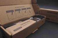 200-9214 Cottam 0.5", 1", 2", 3" Synthetic Paint Brush Set with Flat Bristles