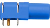 sweb-8094-au-bl Schutzinger Blue Female Banana Socket, 4 mm Connector, Solder Termination, 24A, 1000V, Gold Plating