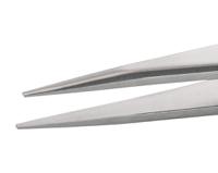 00sa ideal-tek 120 mm, Stainless Steel, Flat; Rounded, Tweezers