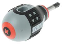 be8602 Bahco Phillips Stubby Screwdriver, PH2 Tip, 25 mm Blade, 83 mm Overall
