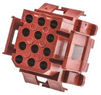 1-640522-0 TE Connectivity, Miniature Rectangular II Male Connector Housing, 4.19mm Pitch, 12 Way, 4 Row