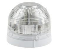 psb-0042 Klaxon Clear Beacon, 17 → 60 V dc, Base Mount, LED Bulb, IP21