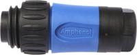 c01630h00610010 Amphenol Industrial Circular Connector, 6 Contacts, Cable, Standard Connector, Plug, Male, IP67, Ecomate M Series